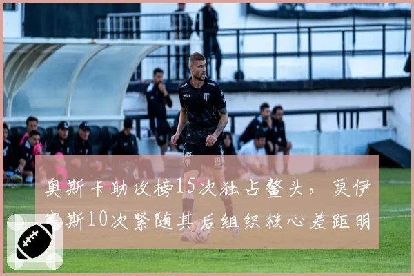 奥斯卡助攻榜15次独占鳌头，莫伊塞斯10次紧随其后组织核心差距明显